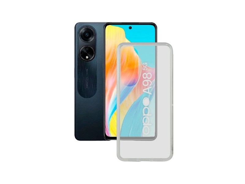 Калъф за мобилен телефон KSIX Oppo A98 Прозрачен OPPO Oppo A98