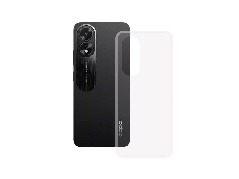 Калъф за мобилен телефон KSIX Oppo A78 Прозрачен OPPO Калъф за мобилен телефон KSIX Oppo A78 Прозрачен OPPO