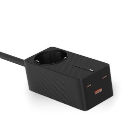 Зарядно за стена KSIX GaN Черен 65 W