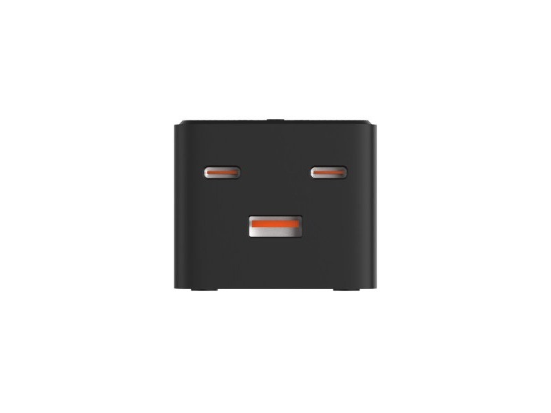 Зарядно за стена KSIX GaN Черен 65 W