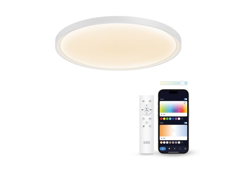 LED Таванна Светлина KSIX SmartLED KSIX Halo 2 Бял Пластмаса 25 W (3000k - 6500k) (6500 K)