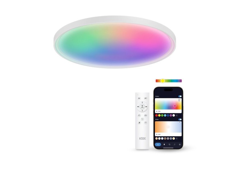 LED Таванна Светлина KSIX SmartLED KSIX Halo 2 Бял Пластмаса 25 W (3000k - 6500k) (6500 K)