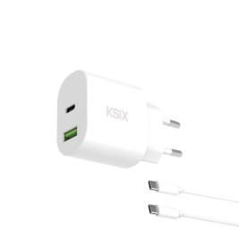 Зарядно за стена KSIX Бял 20 W