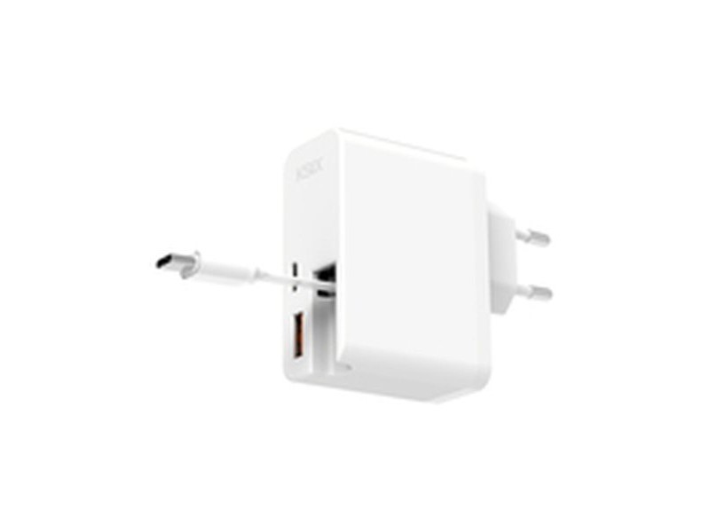 Зарядно за стена KSIX Бял 65 W Зарядно за стена KSIX Бял 65 W