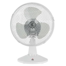 Настолен вентилатор Grupo FM 65786 25 W Ø 23 cm Бял