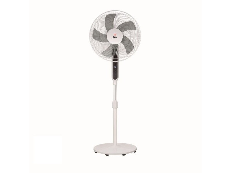 Вентилатор с крака Grupo FM IP40DC Бял 30 W