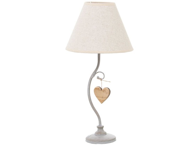 Настолна лампа Alexandra House Living Бял Метал 40 W 23 x 48 x 23 cm