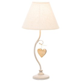 Настолна лампа Alexandra House Living Бял Метал 40 W 23 x 48 x 23 cm