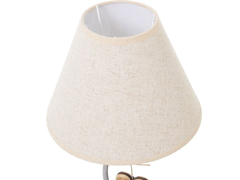 Настолна лампа Alexandra House Living Бял Метал 40 W 23 x 48 x 23 cm