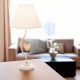 Настолна лампа Alexandra House Living Бял Метал 40 W 23 x 48 x 23 cm Настолна лампа Alexandra House Living Бял Метал 40 W 23 x 48 x 23 cm