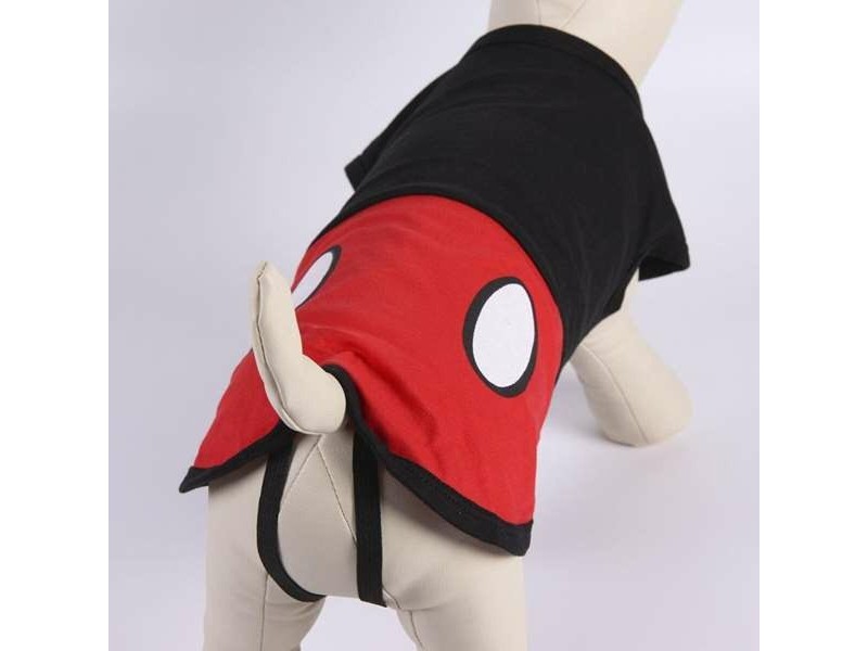 Кучешка Тениска Mickey Mouse Червен M