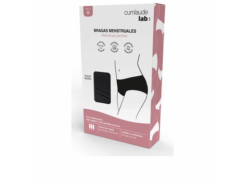 Хидратиращо Масло Cumlaude Lab CUMLAUDE LAB BRAGAS MENSTRUALES Черен M 1 броя ()