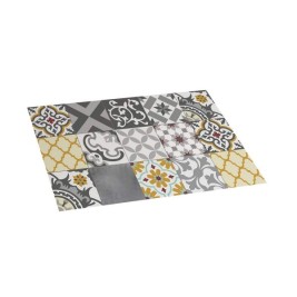 Винилов килим Stor Planet Croma Patch Сив Кехлибар 100 % PVC (45 x 75 cm)