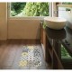 Винилов килим Stor Planet Croma Patch Сив Кехлибар 100 % PVC (45 x 75 cm)