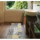 Винилов килим Stor Planet Croma Patch Сив Кехлибар 100 % PVC (50 x 110 cm)