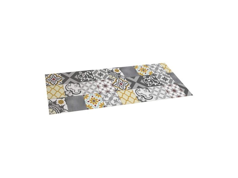 Винилов килим Stor Planet Croma Patch Сив 100 % PVC (50 x 140 cm)