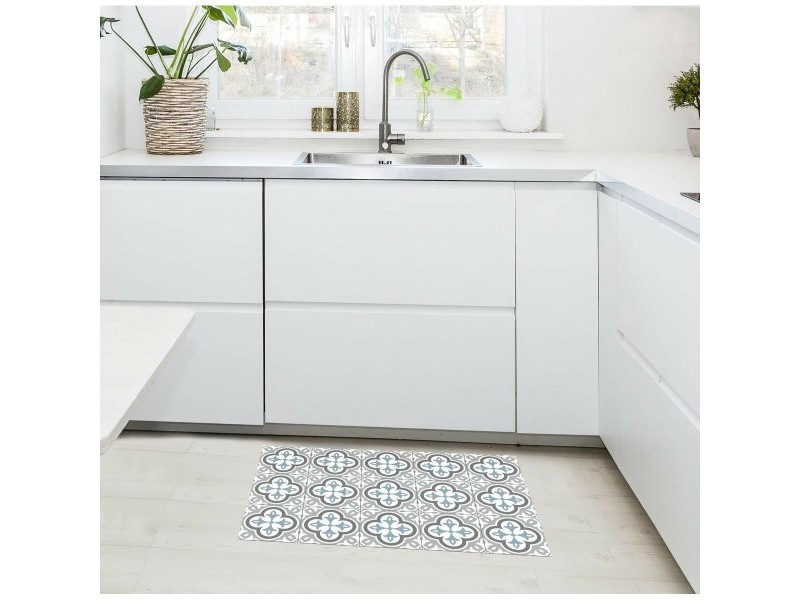 Винилов килим Stor Planet Croma Hidra Сив 100 % PVC (45 x 75 cm)