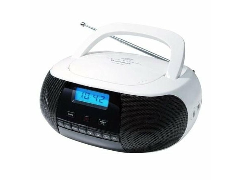CD MP3 радио Sunstech CRUSM400WT Син Бял