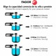 Тенджери Експрес Fagor DUO Неръждаема стомана 18/10 4 L 6 L