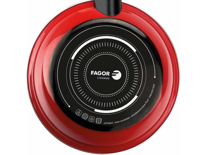 Тиган FAGOR Optimax Червен Емайлирана Стомана (Ø 28 cm)