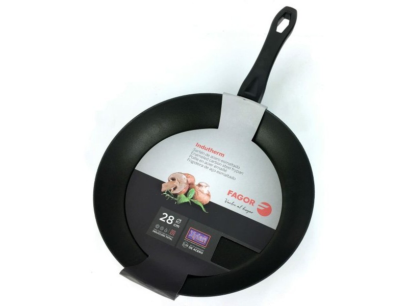 Тиган FAGOR Indutherm Черен Емайлирана Стомана (Ø 20 cm)