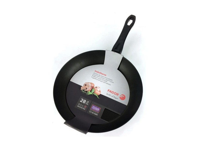 Тиган FAGOR Indutherm Черен Емайлирана Стомана (Ø 28 cm)