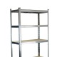 Лавица Ferrestock 875 Kg 90 x 40 x 180 cm Сив Дървен Поцинкована Стомана Дървен MDF 5 Рафтове Лавица Ferrestock 875 Kg 90 x 40 x 180 cm Сив Дървен Поцинкована Стомана Дървен MDF 5 Рафтове