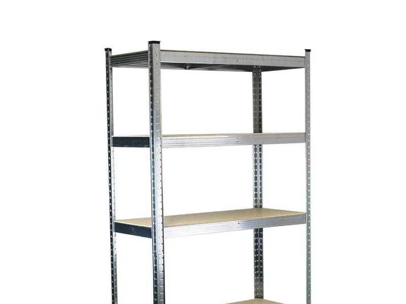 Лавица Ferrestock 875 Kg 90 x 40 x 180 cm Сив Дървен Поцинкована Стомана Дървен MDF 5 Рафтове
