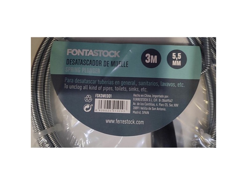 Плунжер Fontastock 3 m x 5,5 mm
