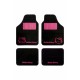 Комплект Постелки за Кола Hello Kitty Черен Розов (4 pcs)