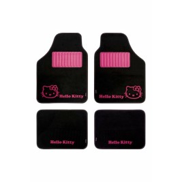 Комплект Постелки за Кола Hello Kitty Черен Розов (4 pcs)