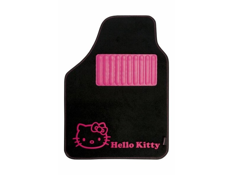 Комплект Постелки за Кола Hello Kitty Черен Розов (4 pcs)