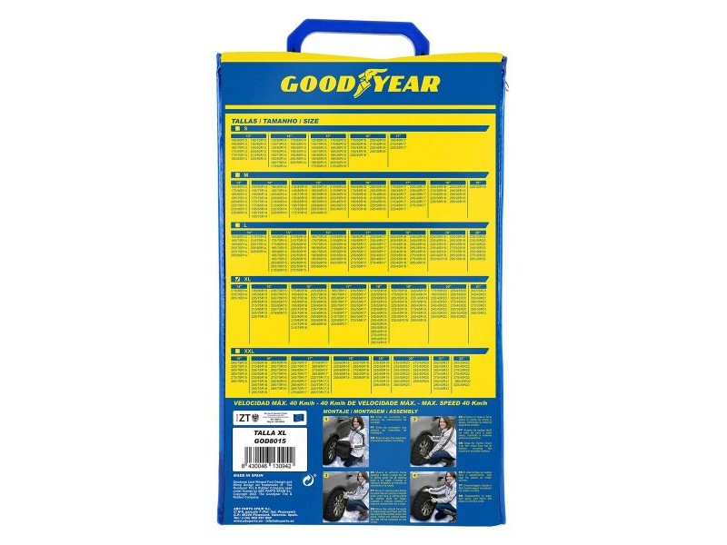 Вериги за Сняг за Кола Goodyear ULTRA GRIP (XL) Вериги за Сняг за Кола Goodyear ULTRA GRIP (XL)