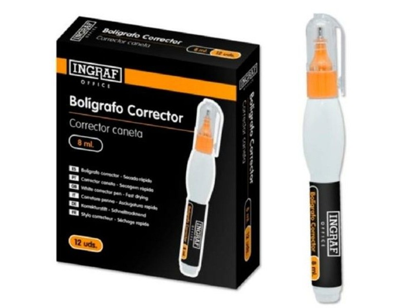 Молив Коректор Ingraf 8 ml (12 броя)