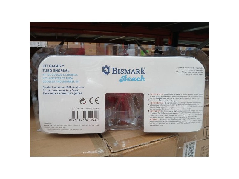 Очила за Гмуркане с Детски Шнорхел Bismark възрастни PVC