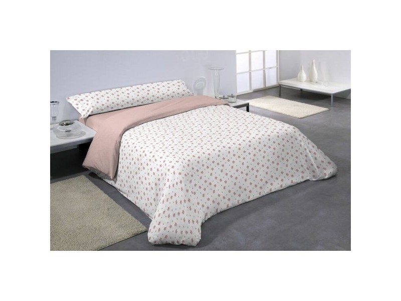 Комплект покривка за завивка Hosteline BARBARA Розов 90 легло 2 Части