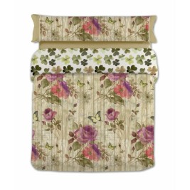 Комплект покривка за завивка Lois VINTAGE Кафяв 90 легло 150 x 230 cm 3 Части