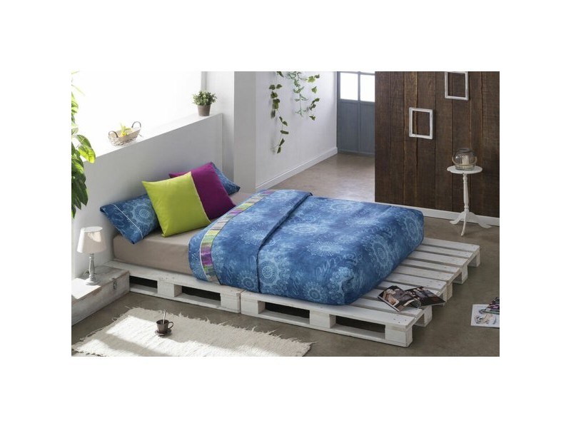 Комплект покривка за завивка Lois JEANS Сив 180 легло 260 x 230 cm 4 Части
