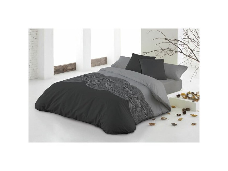 Комплект покривка за завивка Hosteline ONENAL Сив 105 легло 2 Части