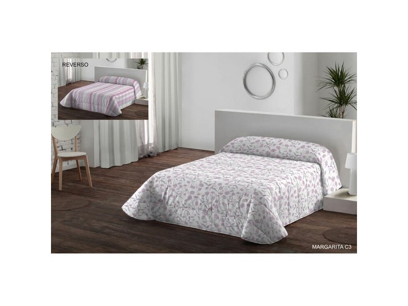 Комплект покривка за завивка Hosteline MARGARITA Розов 180 легло 3 Части