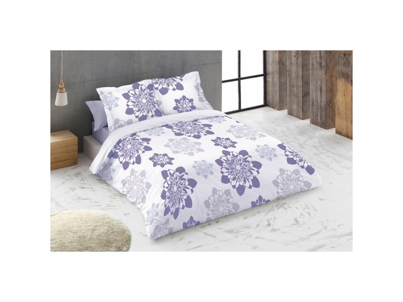 Комплект покривка за завивка Hosteline BALVIN Бял 135 легло 2 Части