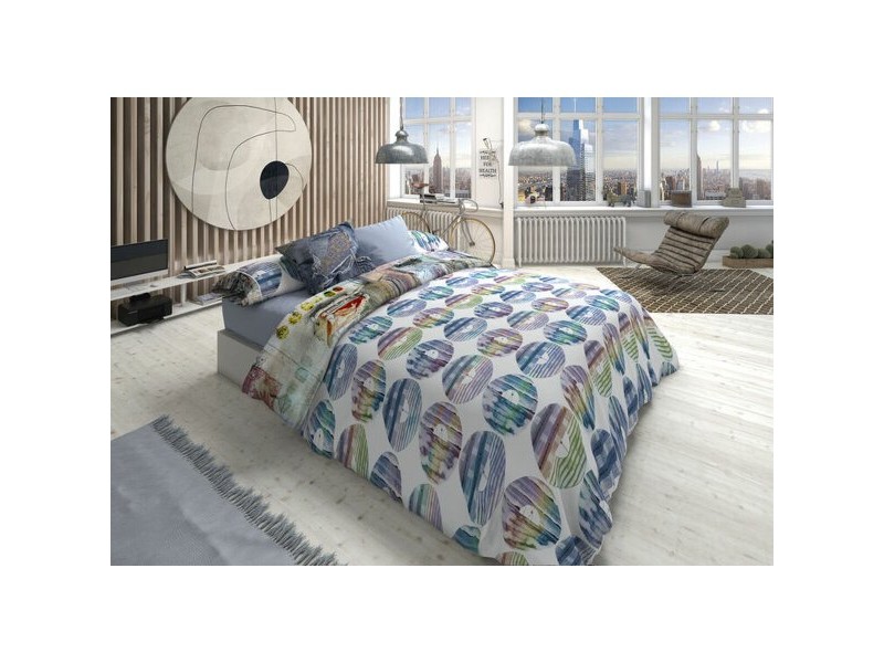 Комплект покривка за завивка Lois MEGANO P. Син 90 легло 2 Части