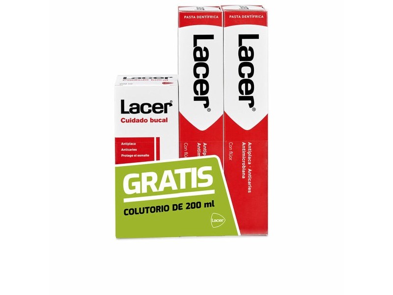 Паста за Зъби Цялостно Действие Lacer 2 x 125 ml