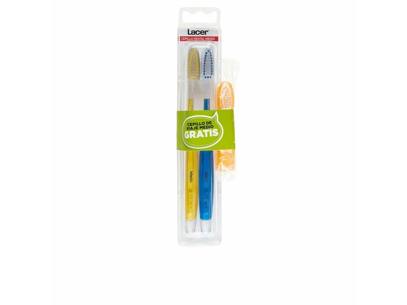Четка за Зъби Lacer Technic Medio (3 Части) (2 броя)