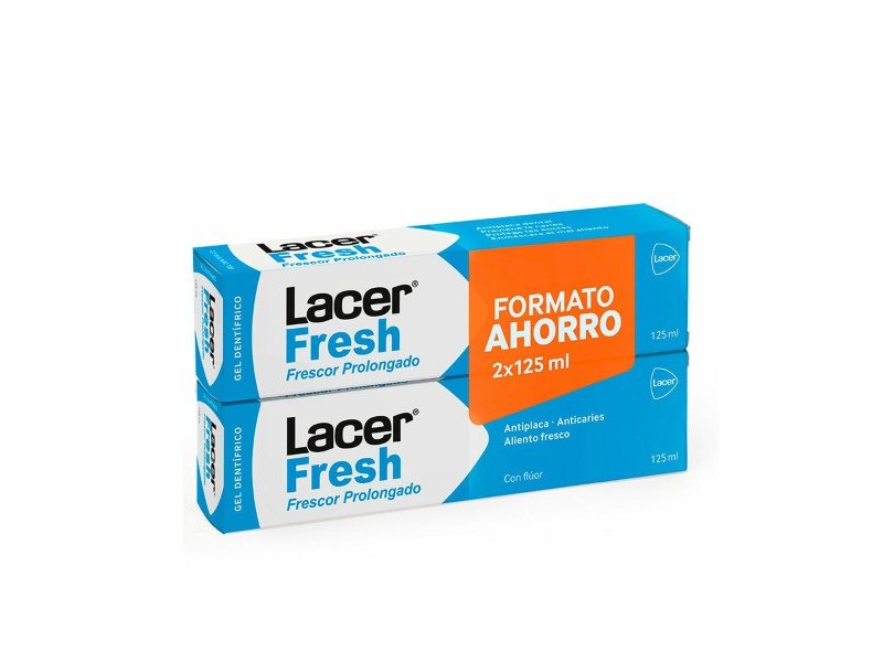 Паста за Зъби за Свеж Дъх Lacer LacerFresh 2 x 125 ml