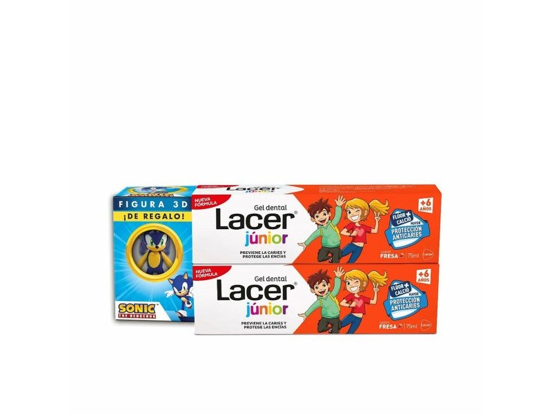Паста за зъби Lacer Junior 75 ml Ягода 2 броя