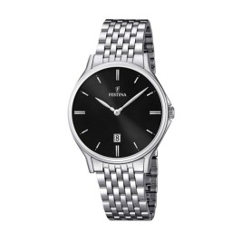 Мъжки часовник Festina F16744/4 Черен Сребрист
