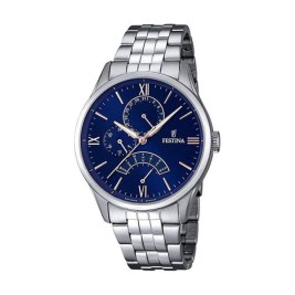 Мъжки часовник Festina F16822/3 Сребрист Ø 43 mm