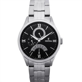 Мъжки часовник Festina F16822/4 Черен Сребрист