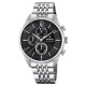 Мъжки часовник Festina F20285/4 Черен Сребрист Мъжки часовник Festina F20285/4 Черен Сребрист